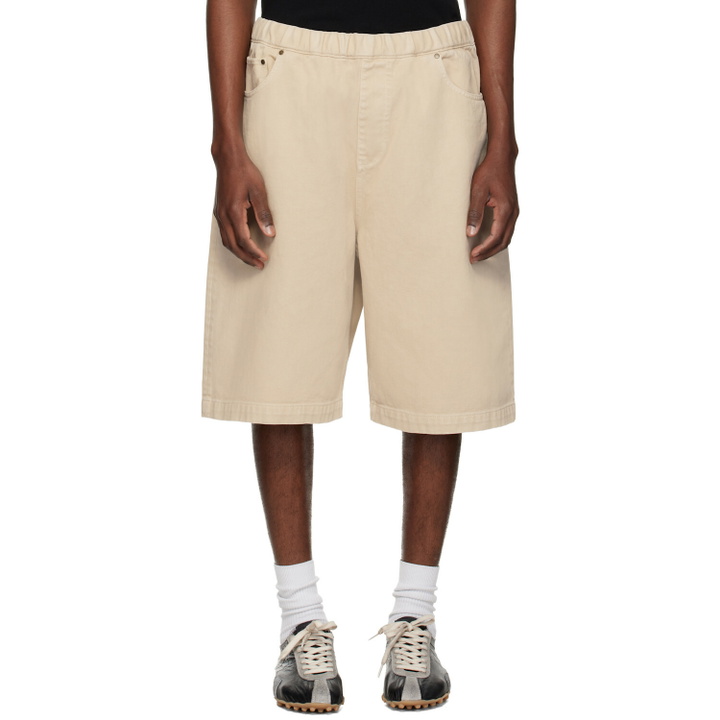 Photo: Entire Studios Beige Spar Shorts