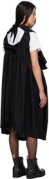 tao Black Ruched Midi Dress