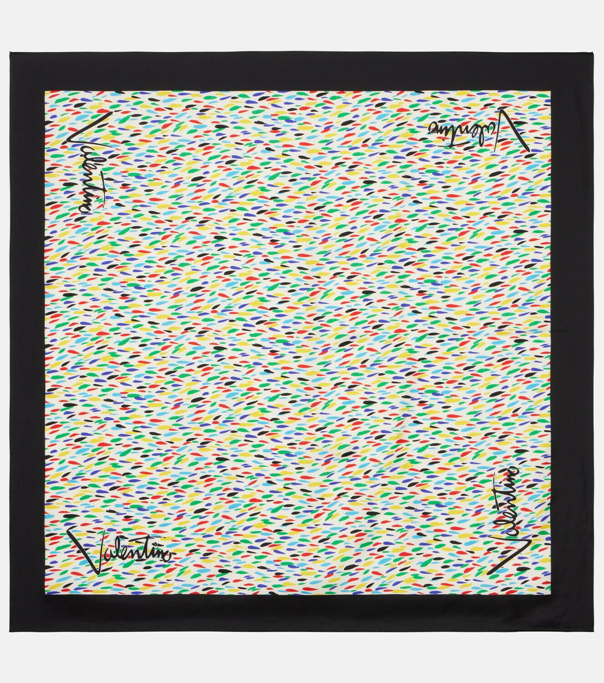 Valentino Printed silk twill scarf