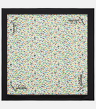 Valentino Printed silk twill scarf