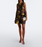 La DoubleJ Devon floral jacquard top