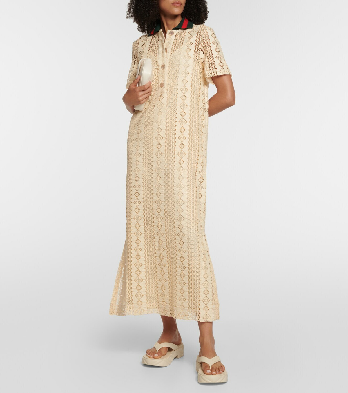Gucci チュニック Vtg GUCCI 2008 WHITE TATTOO LOGO PRINT DRESS XS | eBay