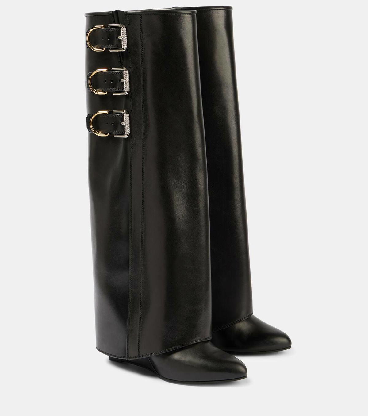 Givenchy Embellished leather knee-high boots Givenchy Givenchy Embellished leather knee-high boots Givenchy
