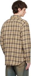 Nudie Jeans Brown Julian Worker Shirt