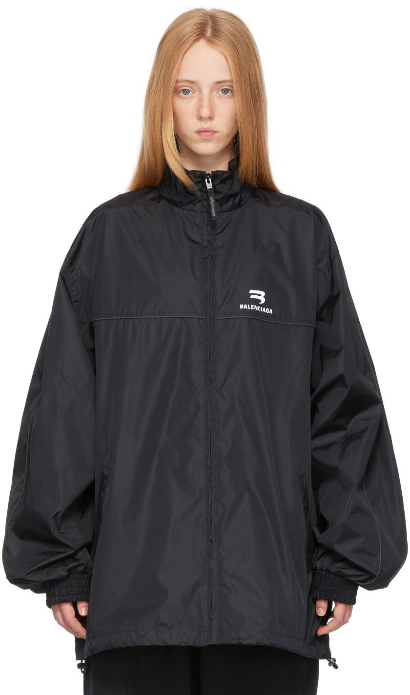 Balenciaga windbreaker 2024 womens black