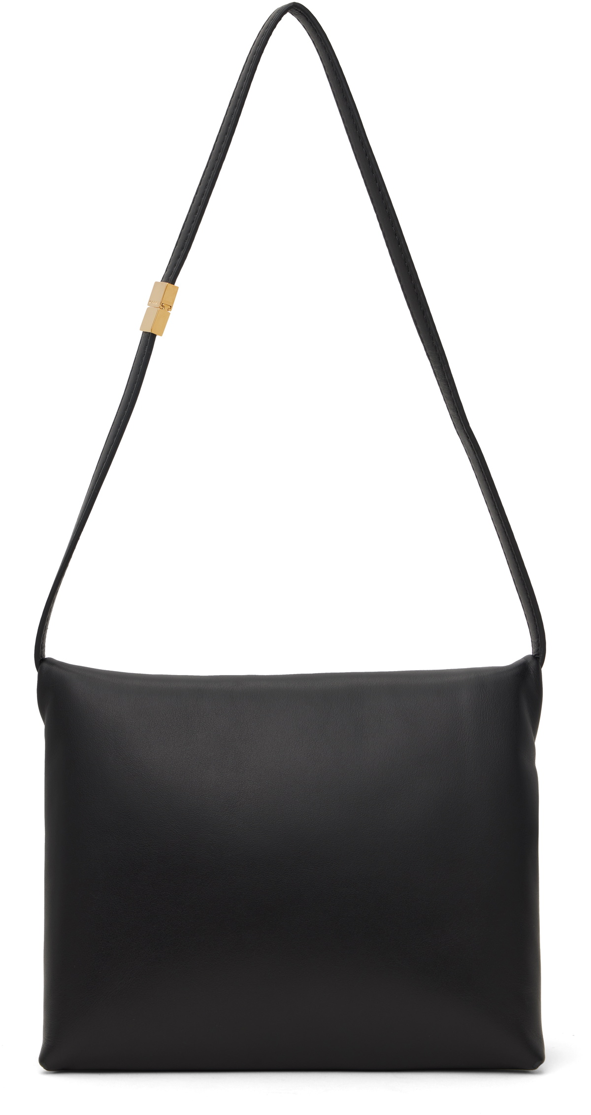 Marni Black Soft Calf Leather Pochette Bag