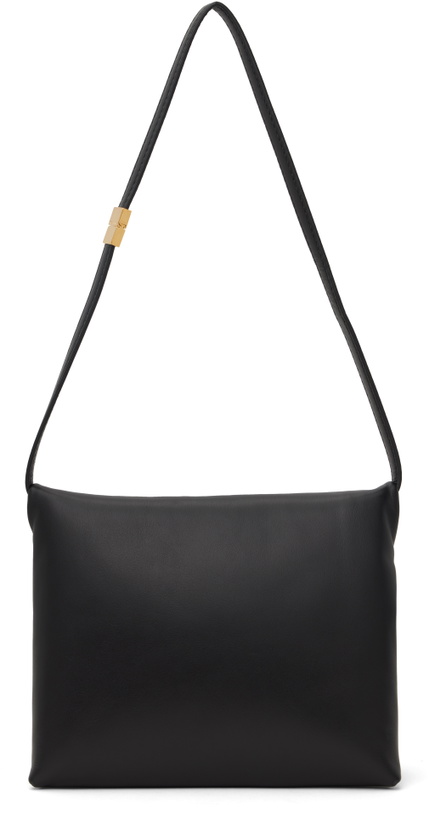 Photo: Marni Black Soft Calf Leather Pochette Bag