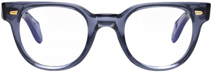 Photo: Cutler And Gross Navy 1392 Optical Round Glasses