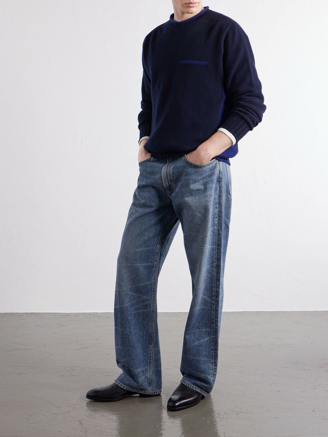 Inis Meáin - Wool Sweater - Blue