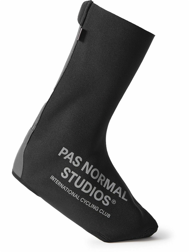 Photo: Pas Normal Studios - Logo-Print Stretch-Jersey Overshoes - Black