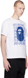 BAPE White Monogram T-Shirt