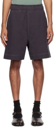 MHL by Margaret Howell Indigo Flatlock Shorts