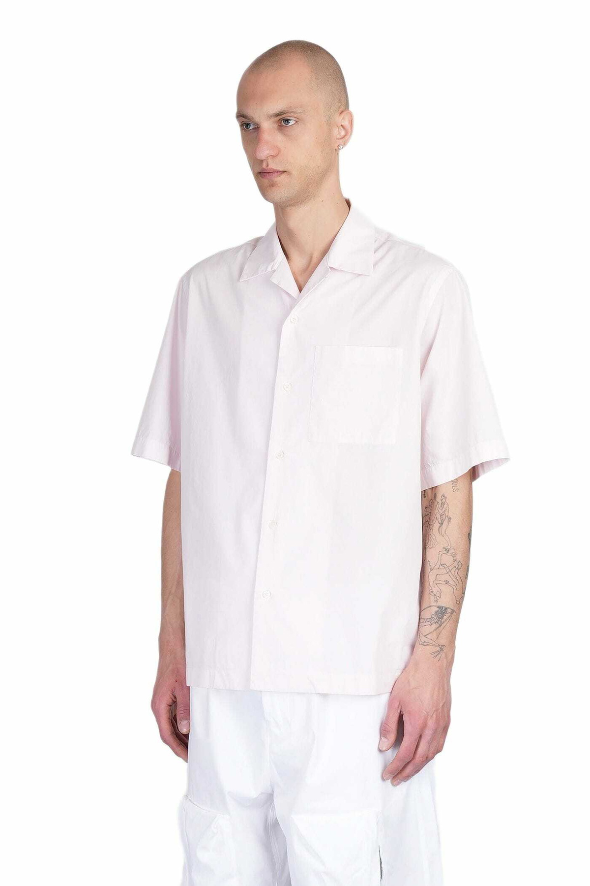 OAMC Shirt In Rose-pink Cotton