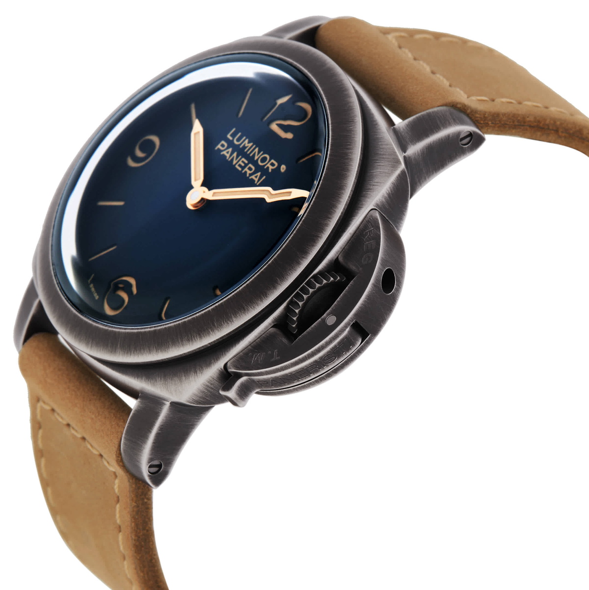 Panerai Luminor Paneristi 25th Anniversary Hand Wind Blue Dial Mens Watch PAM02025