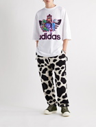 adidas Consortium - Kerwin Frost Oversized Printed Cotton-Jersey T-Shirt - White