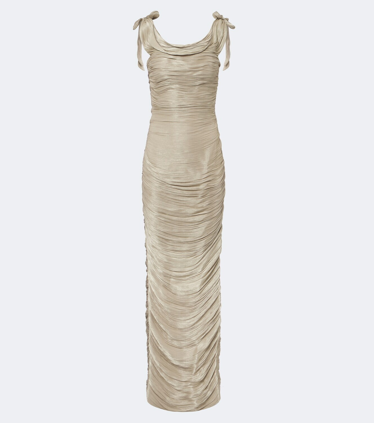 Marmar Halim Pleated taffeta gown