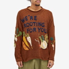 Story mfg. Men's Twinsun Rollneck Knit in Brown Rooting For You