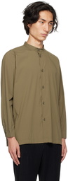 Homme Plissé Issey Miyake Khaki SL Shirt