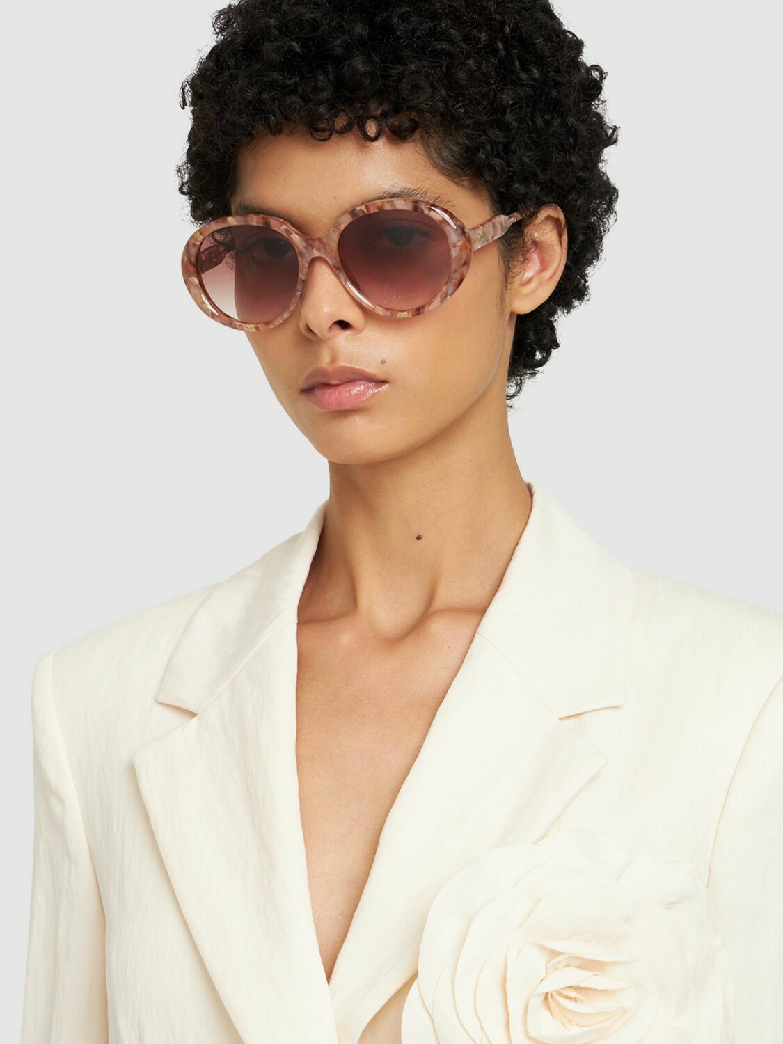 CHLOÉ Gayia Round Bio-acetate Sunglasses Chloe display picture 1
