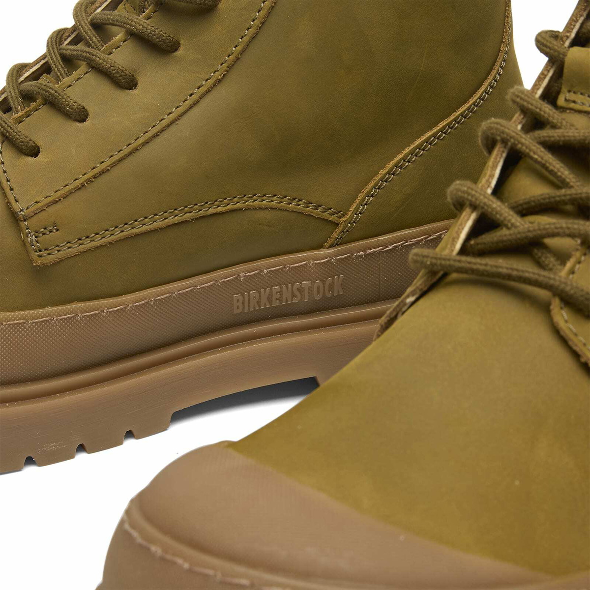 Birkenstock Men's Prescott Lace Boots in Pine Green