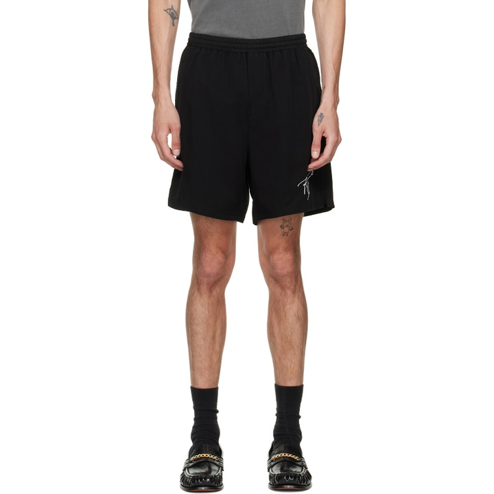 Photo: Represent Black 'Love and Kisses' Shorts