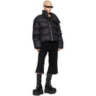 Rick Owens Black Tower Bolan Cutoff Jeans
