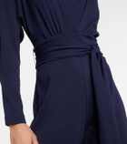 Diane von Furstenberg Marilou belted jersey jumpsuit