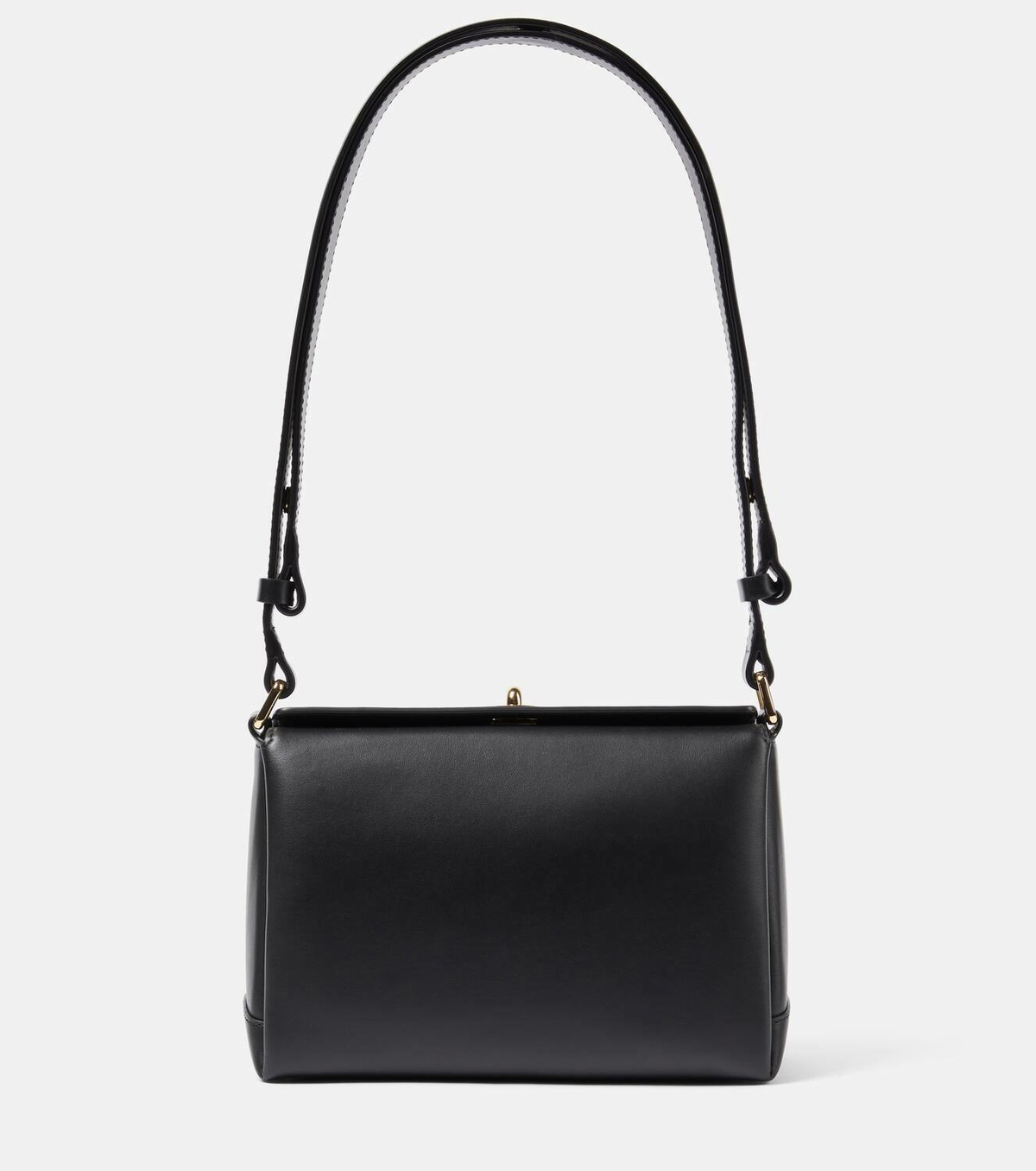 Plan C Folded Medium leather shoulder bag