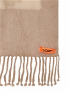 OFF-WHITE - Taupe Beige Blanket