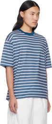 DAIWA PIER39 Navy & Gray Tech Drawstring T-shirt
