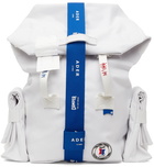 ADER error White Camper Edition Small Logo Duffle Bag