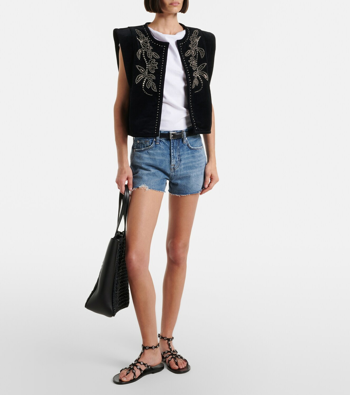 7 For All Mankind June denim shorts