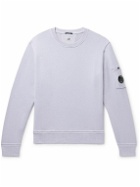 C.P. Company - Logo-Appliquéd Cotton-Jersey Sweatshirt - Purple