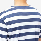 Visvim Men's Border Striped T-Shirt in Navy