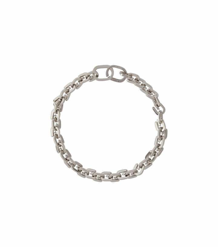 Photo: Givenchy - G-link silver-tone bracelet