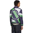 Moncler Genius 5 Moncler Craig Green Navy and Green Down Traction Jacket