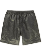 True Tribe - Neat Steve Mid-Length Printed ECONYL Jacquard Swim Shorts - Brown