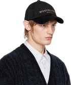 WOOYOUNGMI Black Embroidered Ball Cap
