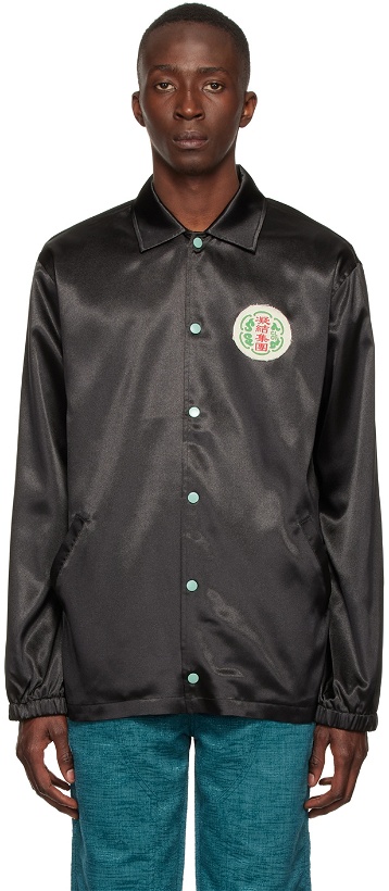 Photo: Clot Black Polyester Jacket
