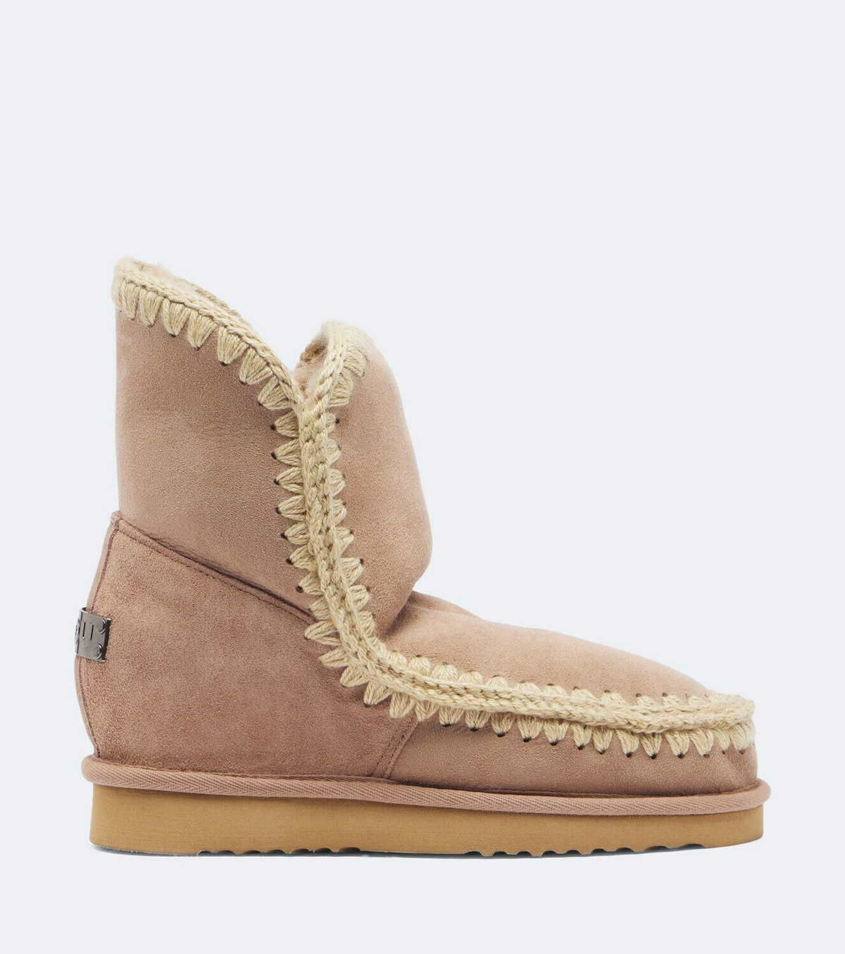 Mou Inner Wedge shearling-lined suede ankle boots