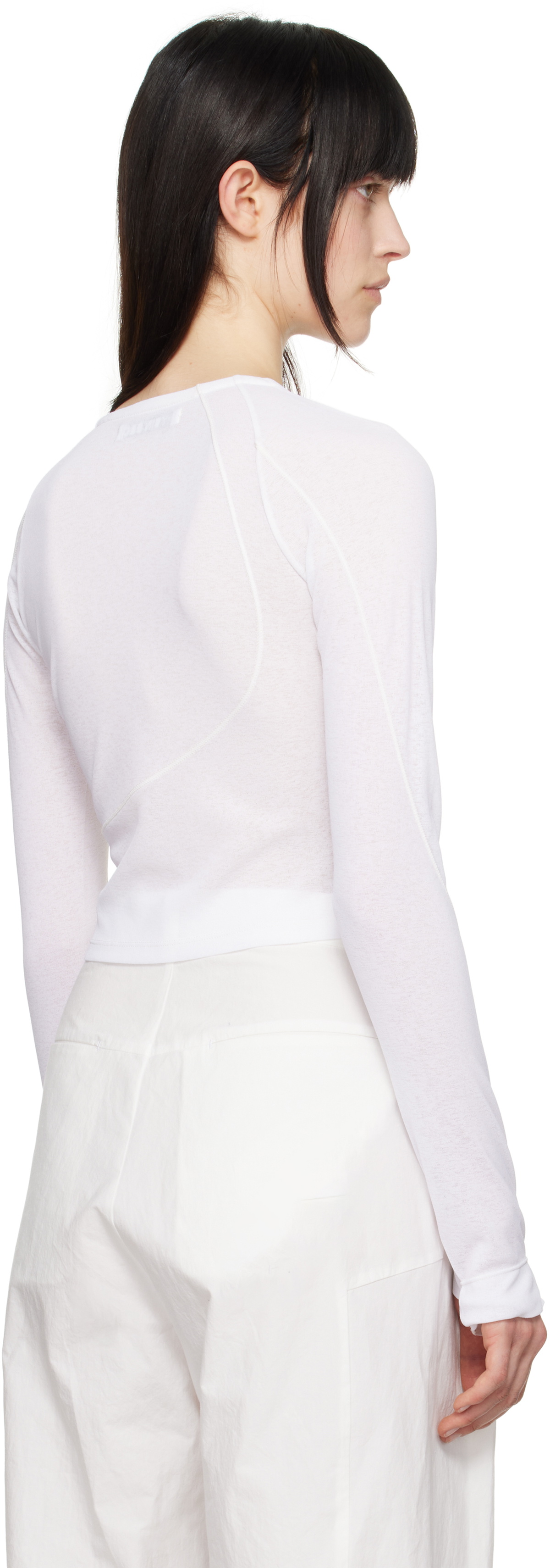 HYEIN SEO White Helix Long Sleeve T-shirt