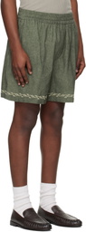 Isabel Marant Green Zilan Shorts