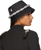 KARA SSENSE Exclusive Black Nylon Crystal Bucket Hat