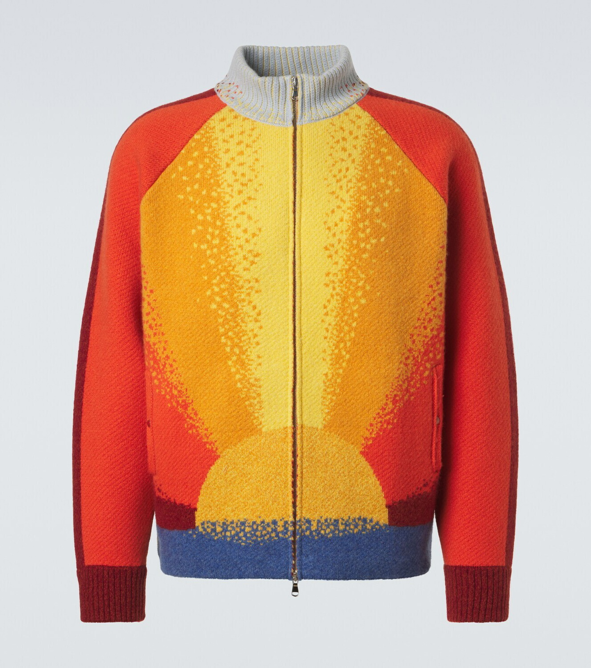 God's True Cashmere Radiant Sun cashmere zip-up sweater