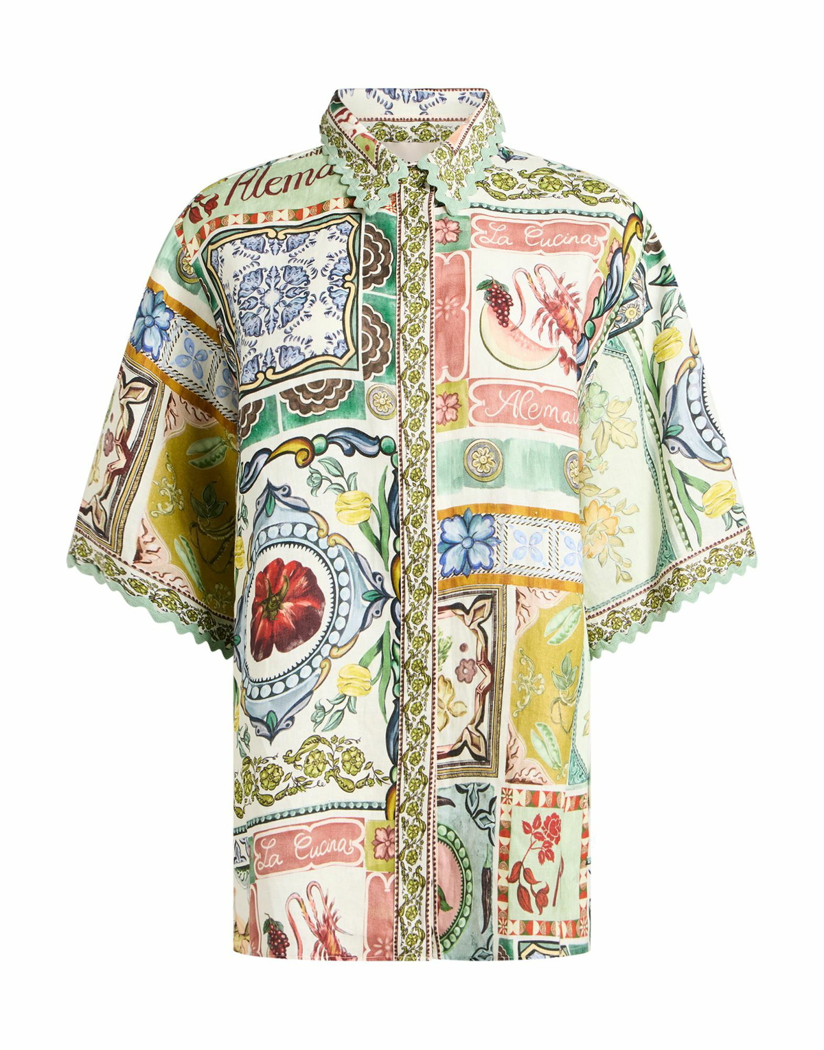 Alémais Womens Shirt in Ivory