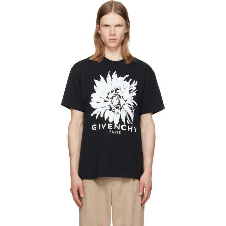 Photo: Givenchy Black Printed T-shirt