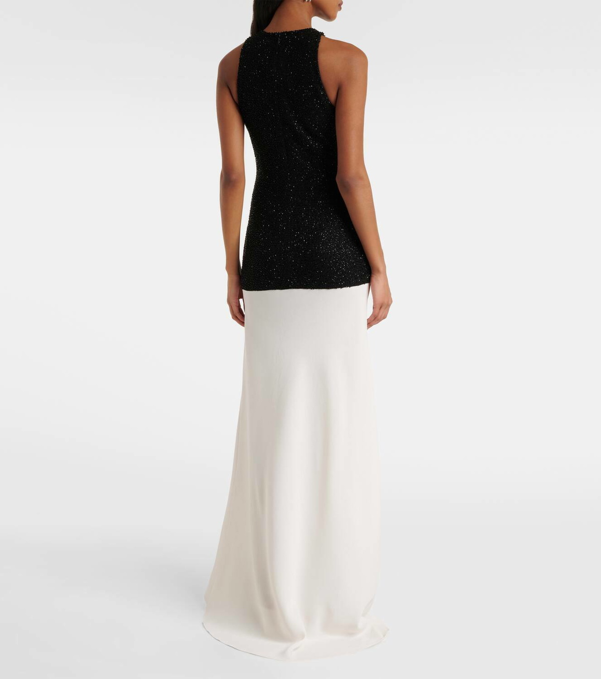 beaded staud dress STAUD | LE SABLE DRESS | GREAT WHITE