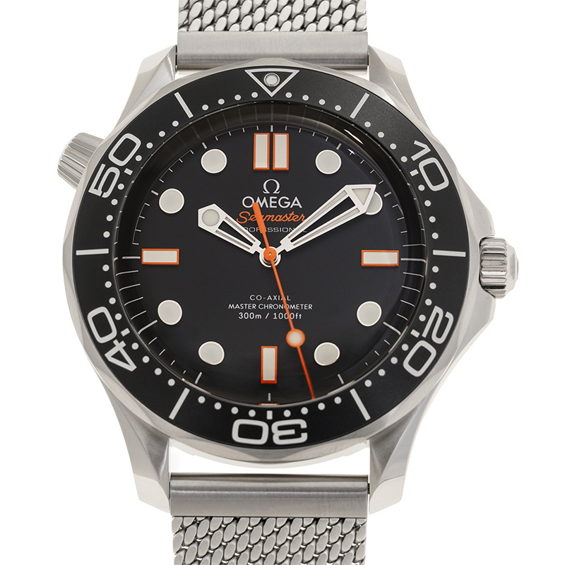 Omega Seamaster Automatic Chronometer Black Dial Mens Watch 210.30.42.20.01.018