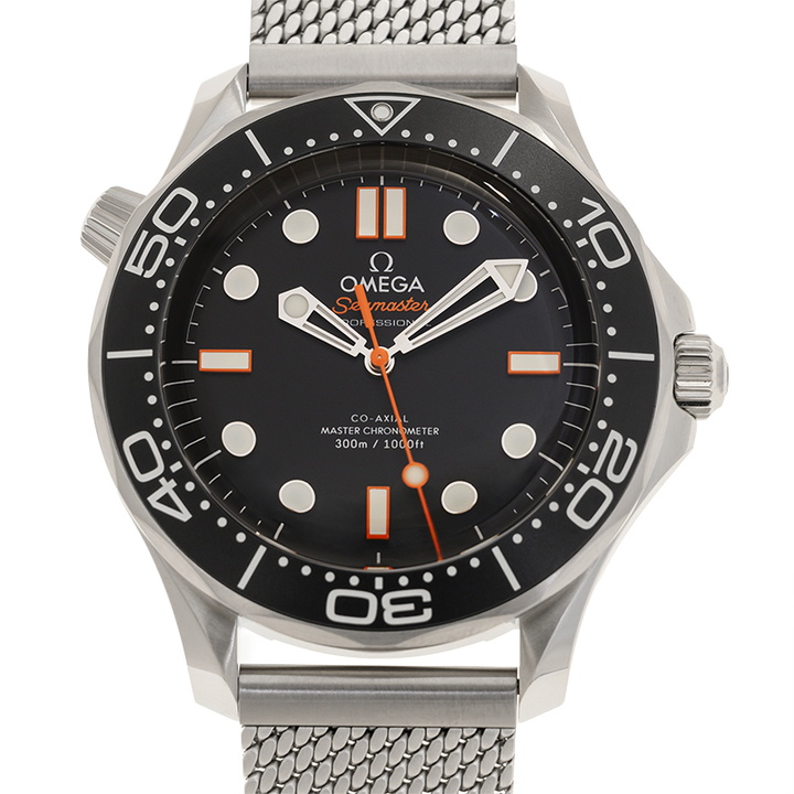 Photo: Omega Seamaster Automatic Chronometer Black Dial Mens Watch 210.30.42.20.01.018
