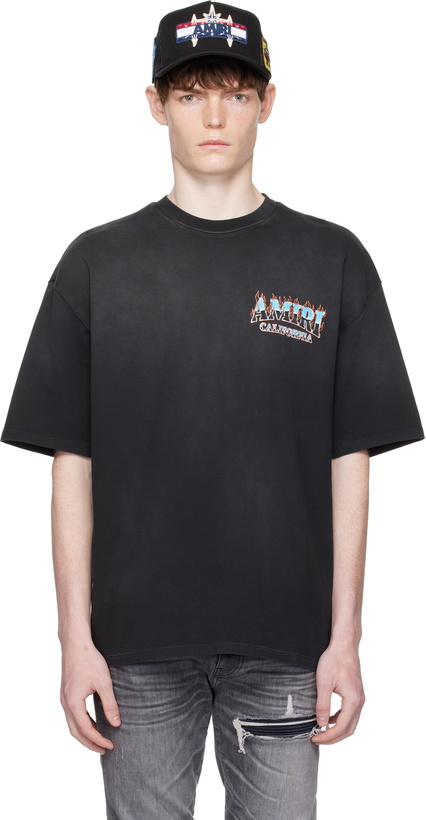 Photo: AMIRI Black 'AMIRI' Sunny Place Oversized T-shirt